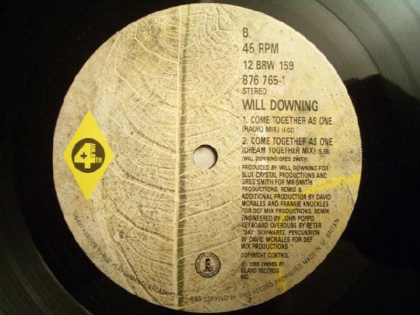 Will Downing : Come Together As One (12")