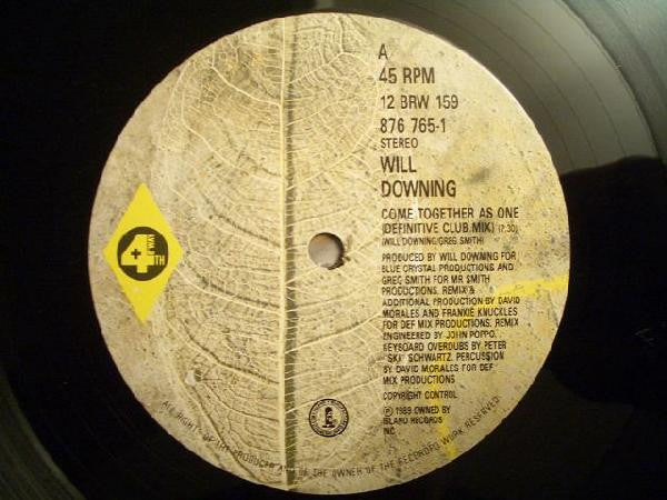 Will Downing : Come Together As One (12")