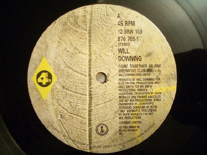 Will Downing : Come Together As One (12")