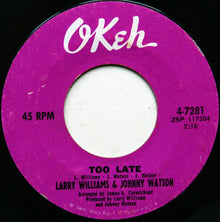 Larry Williams & Johnny Watson : Two For The Price Of One  (7", Single, RE)