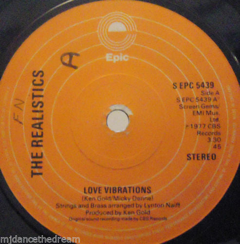 The Realistics (2) : Love Vibrations (7")