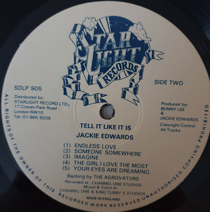Jackie Edwards : Tell It Like It Is (LP, Album)