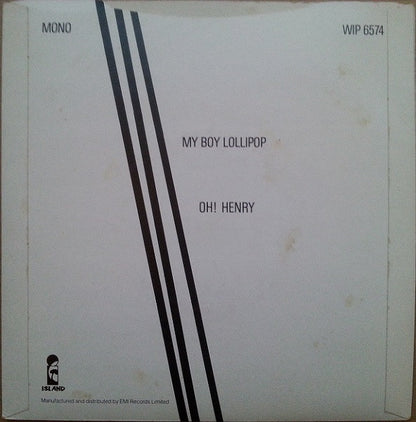 Millie* : My Boy Lollipop (7", Single, Mono, Pus)