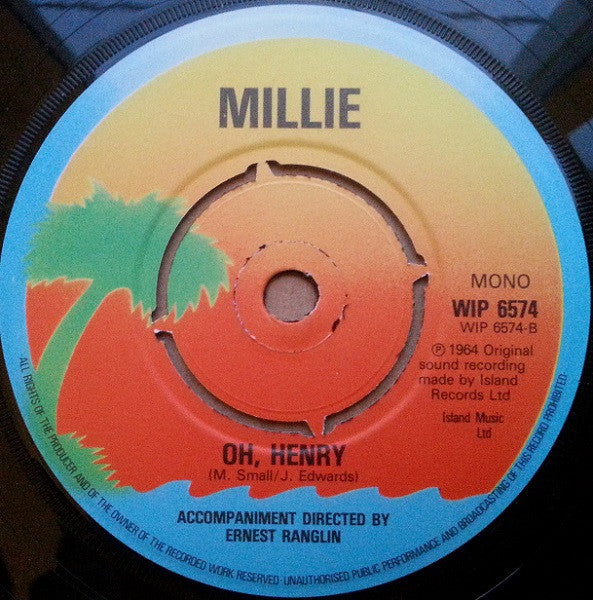 Millie* : My Boy Lollipop (7", Single, Mono, Pus)