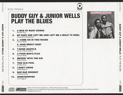 Buddy Guy & Junior Wells : Play The Blues (CD, Album, RE, RM)