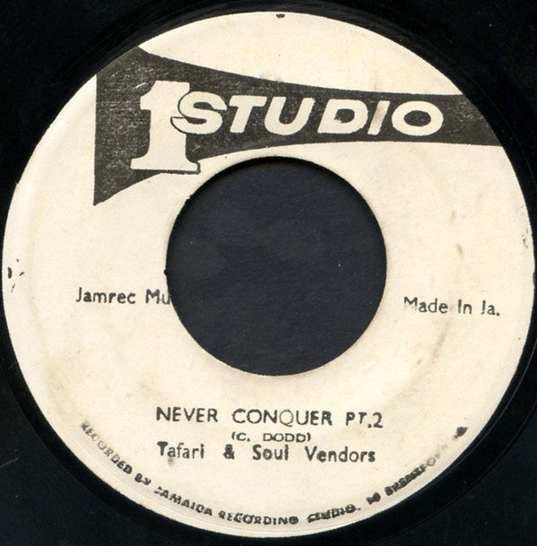 Judah Eskender Tafari : Never Conquer (7")