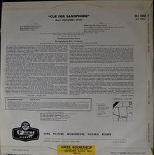 Billy Strayhorn's Septet : Cue For Saxophone (LP, Album, Mono)