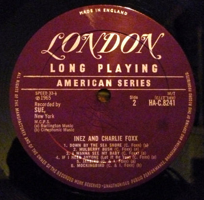 Inez And Charlie Foxx : Inez & Charlie Foxx (LP, Mono)