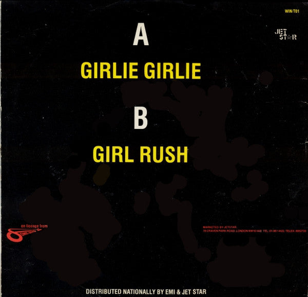 Sophia George / Winner All Stars : Girlie Girlie / Girl Rush (12", Single)
