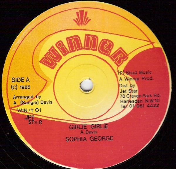 Sophia George / Winner All Stars : Girlie Girlie / Girl Rush (12", Single)