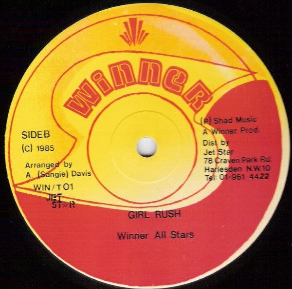 Sophia George / Winner All Stars : Girlie Girlie / Girl Rush (12", Single)