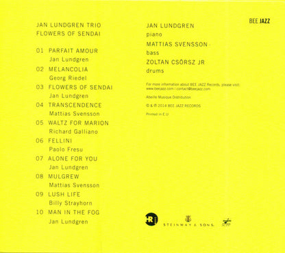 Jan Lundgren Trio : Flowers Of Sendai (CD, Album)