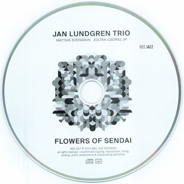 Jan Lundgren Trio : Flowers Of Sendai (CD, Album)