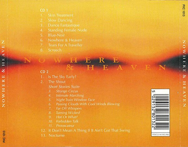 Colin Towns Mask Orchestra Featuring Maria Pia De Vito : Nowhere & Heaven (2xCD, Album)