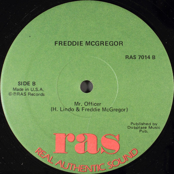 Freddie McGregor With Dennis Brown : Raggamuffin / Mr. Officer (12")