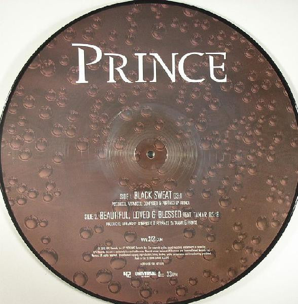 Prince : Black Sweat (12", Pic)