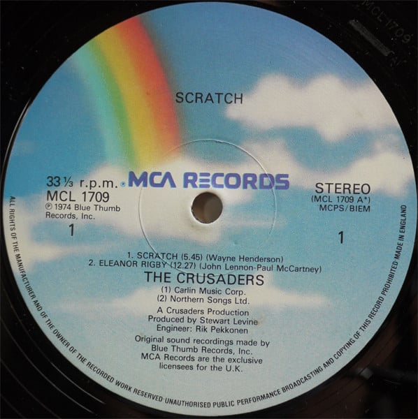 The Crusaders : Scratch (LP, Album, RE)