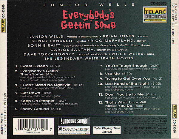 Junior Wells : Everybody's Gettin' Some (CD, Album)