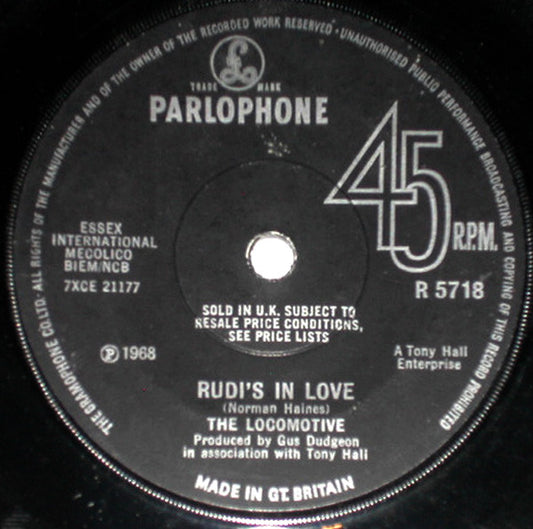 The Locomotive* : Rudi's In Love (7", Single, Sol)