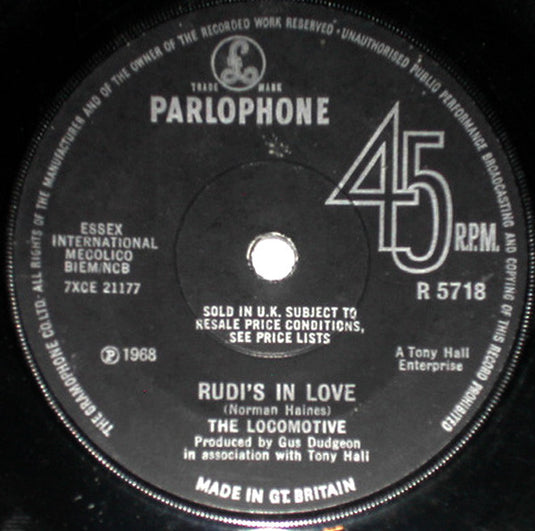 The Locomotive* : Rudi's In Love (7", Single, Sol)