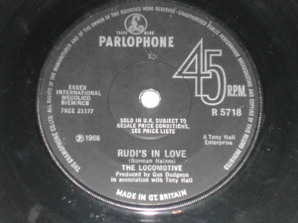 The Locomotive* : Rudi's In Love (7", Single, Sol)