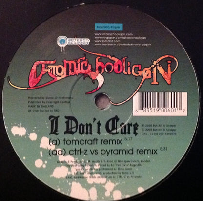 Atomic Hooligan : I Don't Care (12")