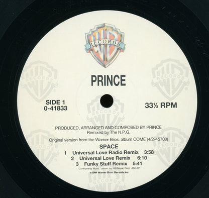 Prince : Space (12", Maxi)