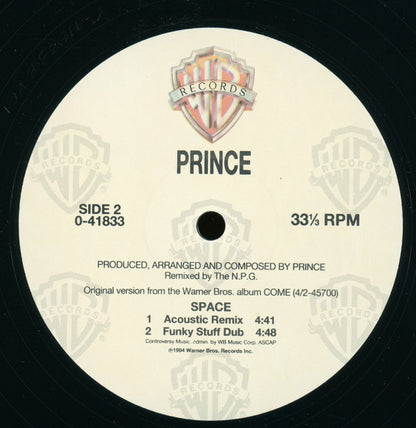 Prince : Space (12", Maxi)