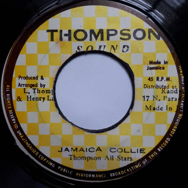 Linval Thompson : I Love Mariguana (7")