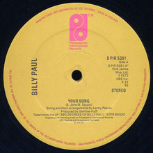 Billy Paul : Your Song (12", Single, Ltd, S/Edition)