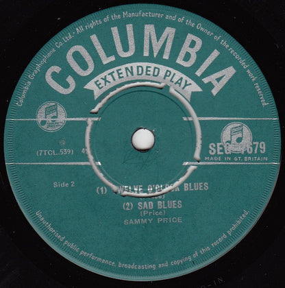 Sammy Price : Original Sammy Blues (7", EP)