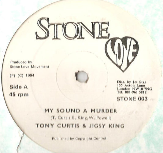 Tony Curtis & Jigsy King / Donovan Steele : My Sound A Murder / She Want Sex (12")