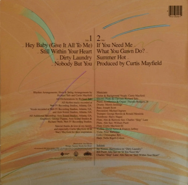 Curtis Mayfield : Honesty (LP, Album)