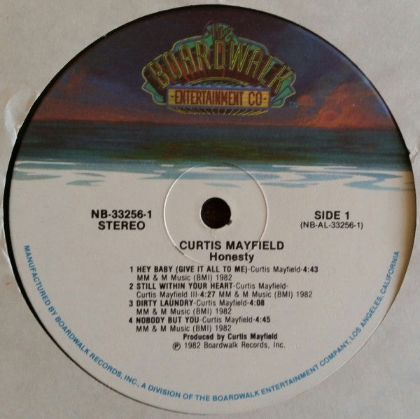 Curtis Mayfield : Honesty (LP, Album)