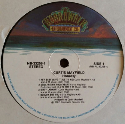 Curtis Mayfield : Honesty (LP, Album)