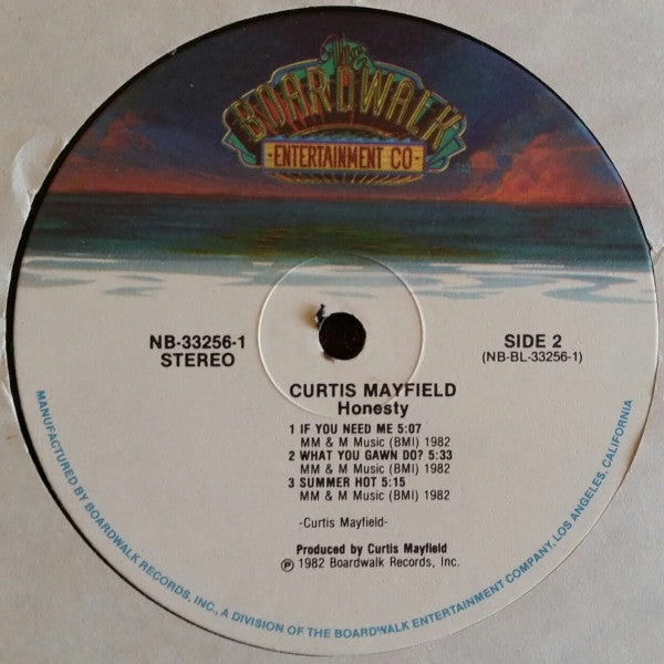 Curtis Mayfield : Honesty (LP, Album)