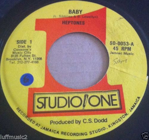 The Heptones : Baby (7", RE)