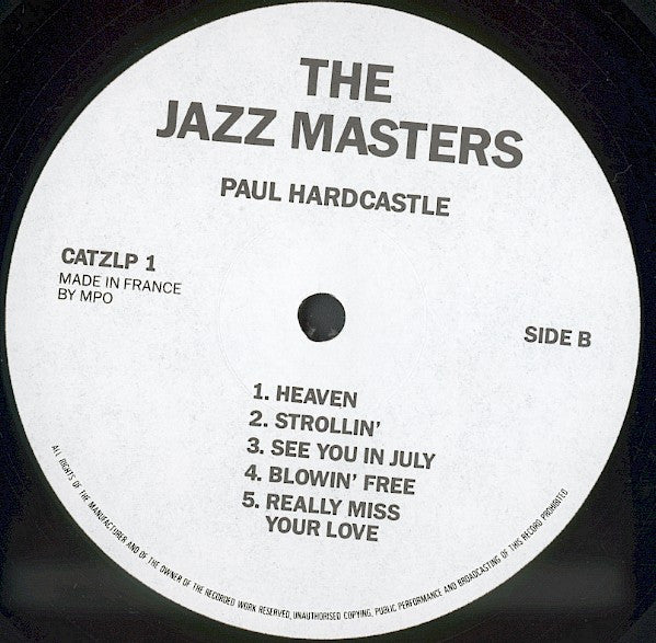 The Jazzmasters, Paul Hardcastle : The Jazzmasters (LP, Album)