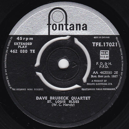 The Dave Brubeck Quartet : (I'm Afraid) The Masquerade Is Over / St. Louis Blues (7", EP)