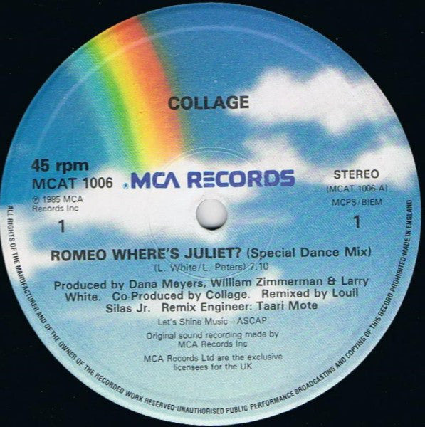 Collage (3) : Romeo Where's Juliet? (12")
