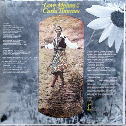 Carla Thomas : Love Means... (LP, Album, ARP)