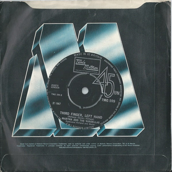 Martha Reeves & The Vandellas : Jimmy Mack (7", RE, Pus)