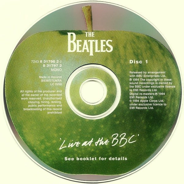 The Beatles : Live At The BBC (2xCD, Album, Mono, RM)