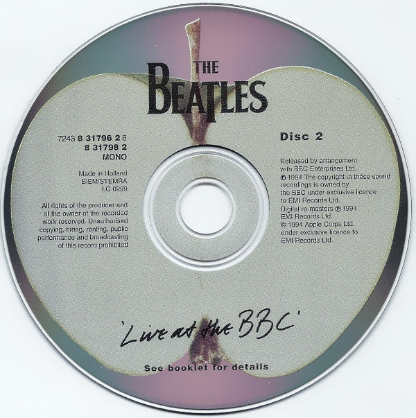 The Beatles : Live At The BBC (2xCD, Album, Mono, RM)