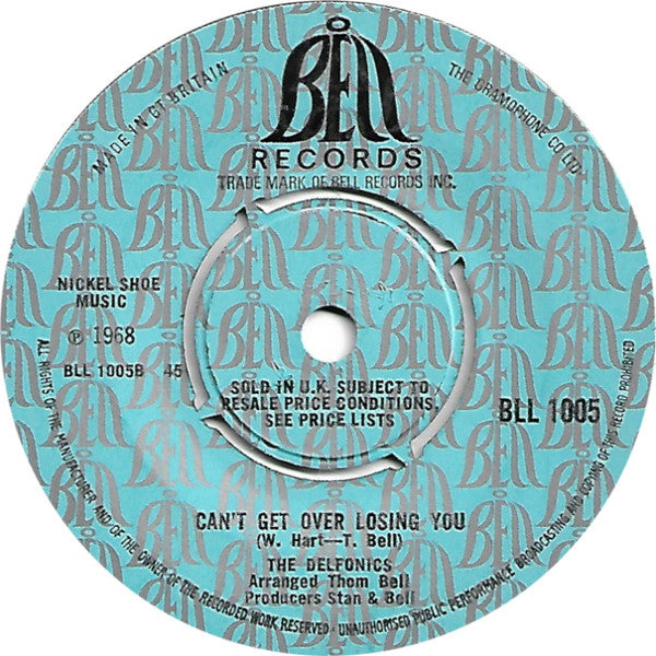 The Delfonics : La-La-Means I Love You / Can't Get Over Losing You (7", Single)