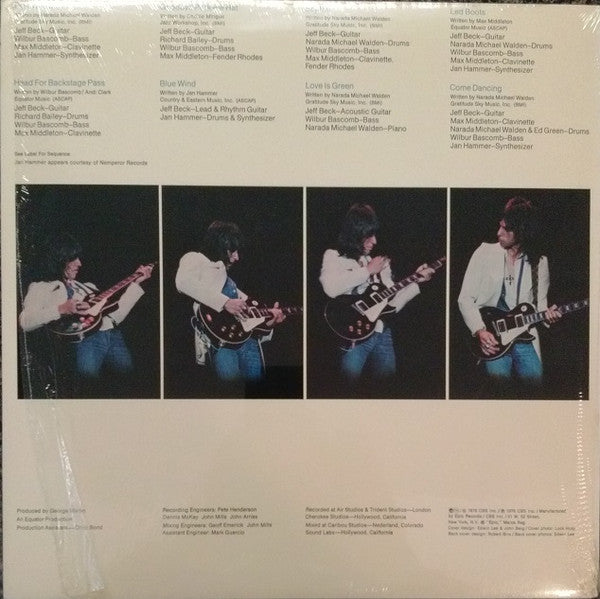 Jeff Beck : Wired (LP, Album, Pit)