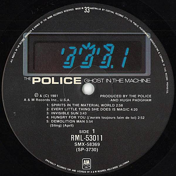 The Police : Ghost In The Machine (LP, Album)