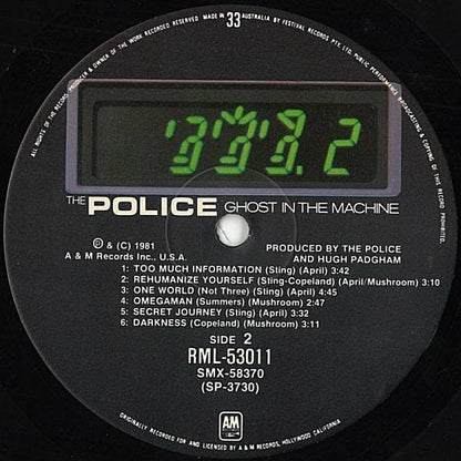 The Police : Ghost In The Machine (LP, Album)