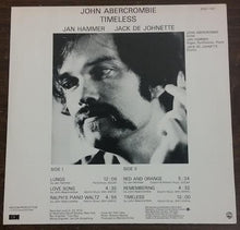 John Abercrombie / Jan Hammer / Jack DeJohnette : Timeless (LP, Album)
