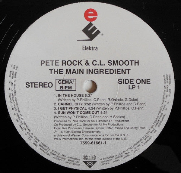 Pete Rock & C.L. Smooth : The Main Ingredient (2xLP, Album)